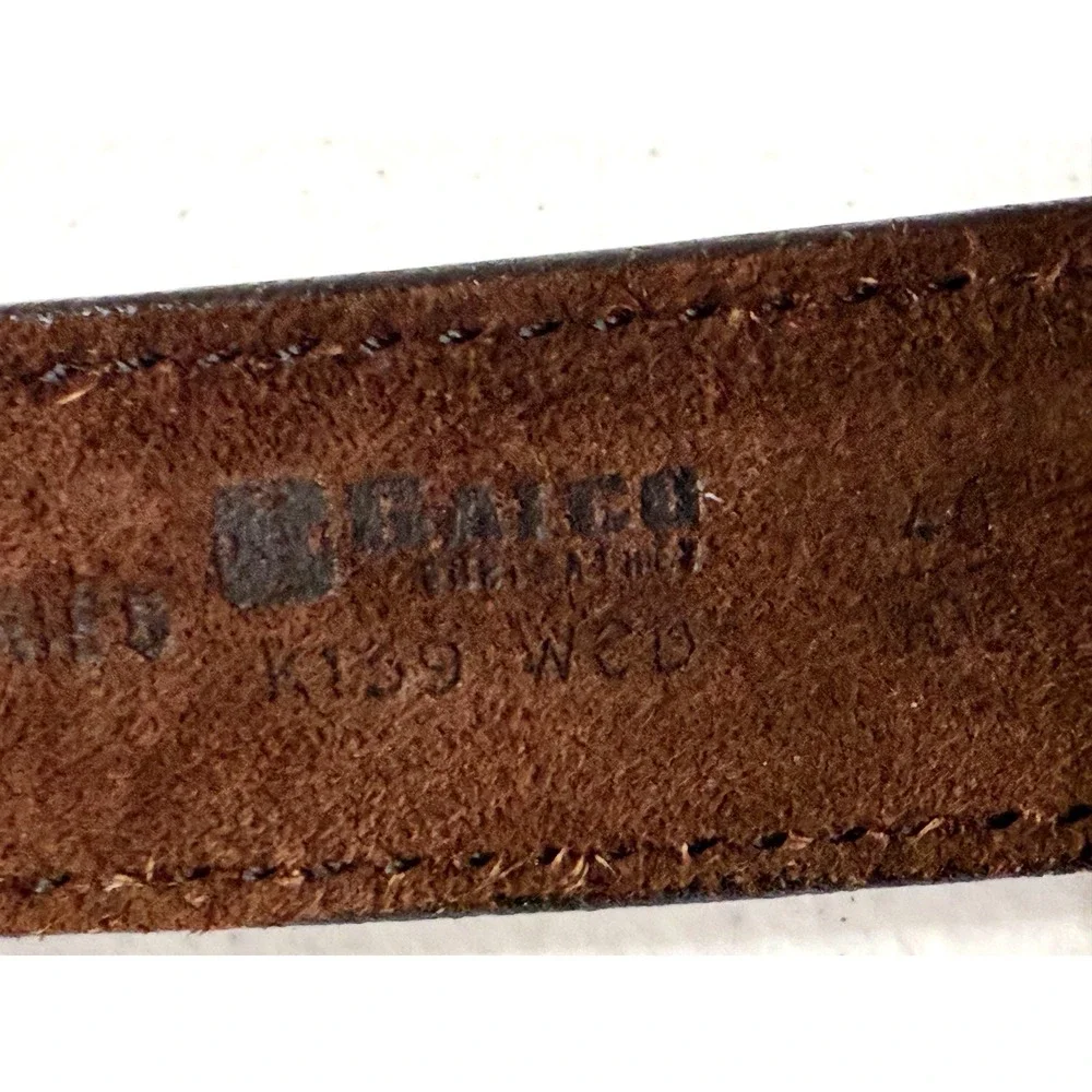 Galco Gunleather COP Series Black Leather Duty Belt CSB7 40B Silver Buckle 40‎